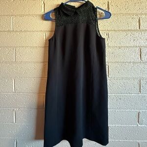 Loft Elegant Black Sleeveless Dress size 00